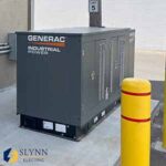 Generac Commercial Backup Generator installed by commercial electrical contractor